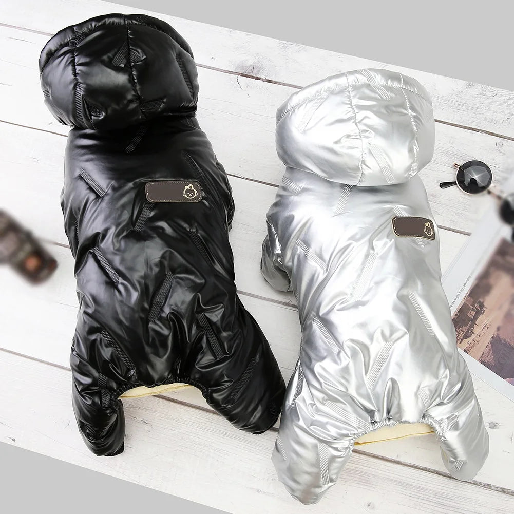 Winter Pet Dog Clothes Waterproof Warm Dog Jumpsuit for Small Dogs Chihuahua Puppy Down Coat Jacket French Bulldog Pet Outfits
