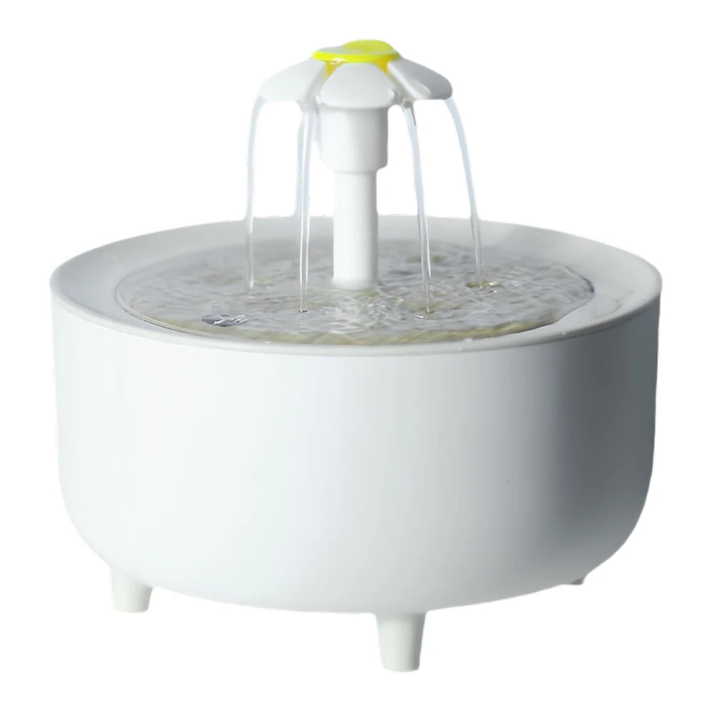 Cat Water Fountain Pet Drinking Dispenser Drinker Auto Filter Transparent Cat Drinker Automatic Cat Drink Bowl Filter