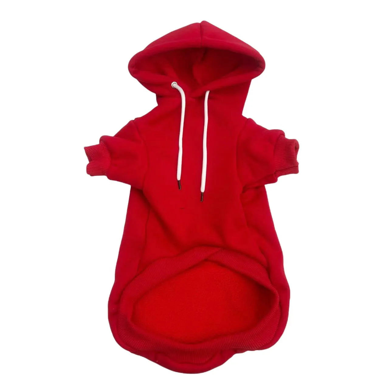 Winter Dog Clothes for Small Dogs Warm Fleece-Lined Hoodie Cozy Cotton Pullover Sweater Puppy Cute Pet Outfits for Cold Weather