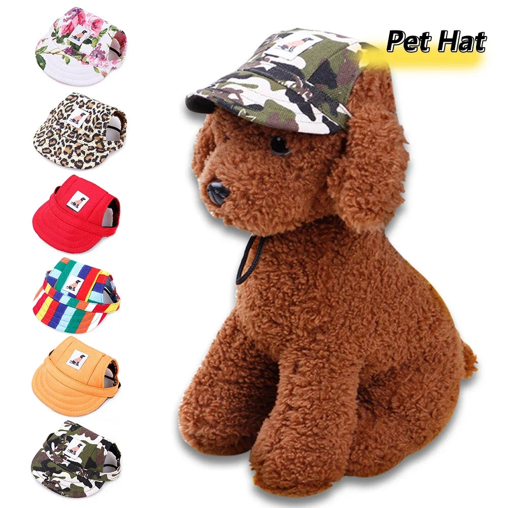 Pet Hat with Ear Holes Adjustable Baseball Cap for Large Medium Small Dogs Summer Dog Cap Sun Hat Outdoor Hiking Pet Products