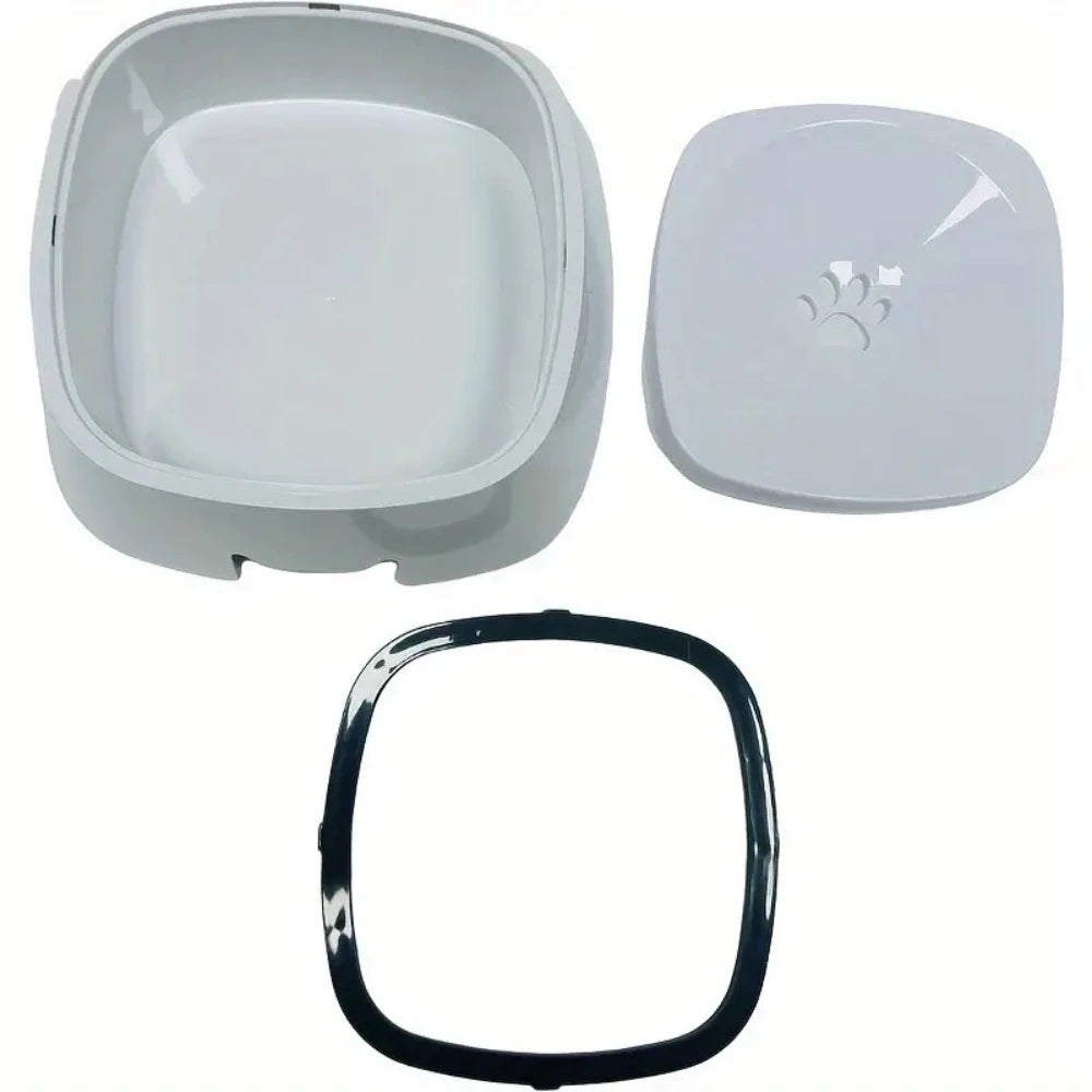 Spill-Proof Non-Slip Floating Filter Travel Dog Bowl