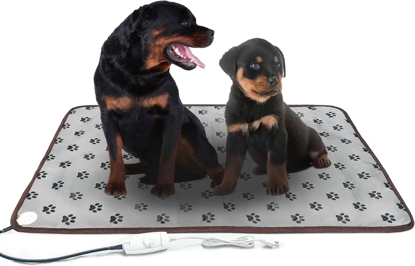 Large Waterproof Pet Heating Mat for Dogs and Cats - Adjustable Temperature, Easy to Clean