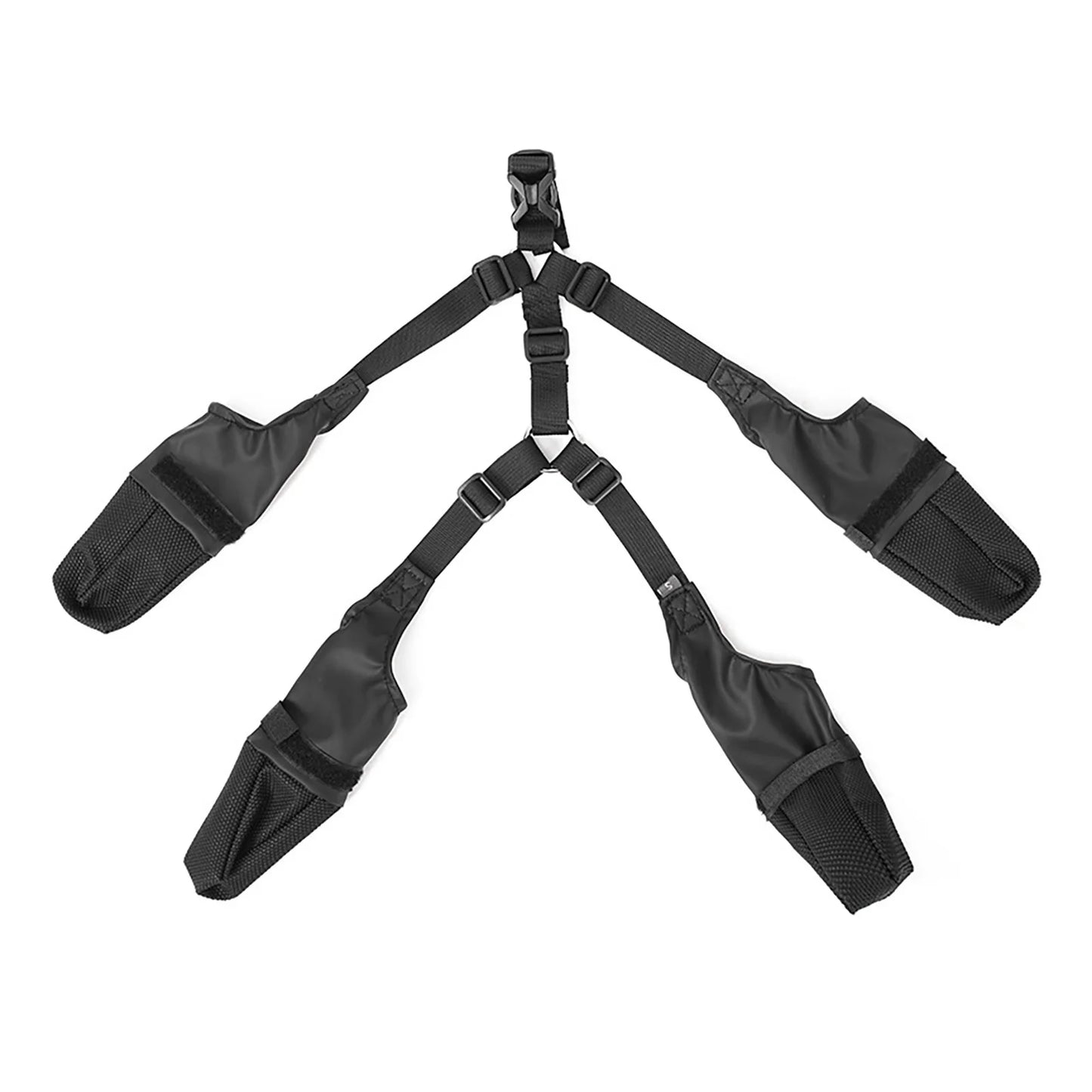 Adjustable Protective All-Weather Dog Pants Dog Paw Protector with Auxiliary Strap Protects From Winter Cold for Dogs