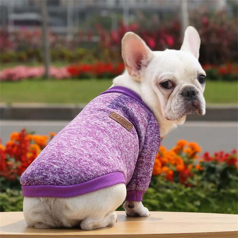 Dog Sweater Dog Clothes Warm Dog Sweater for Fall/Winter
