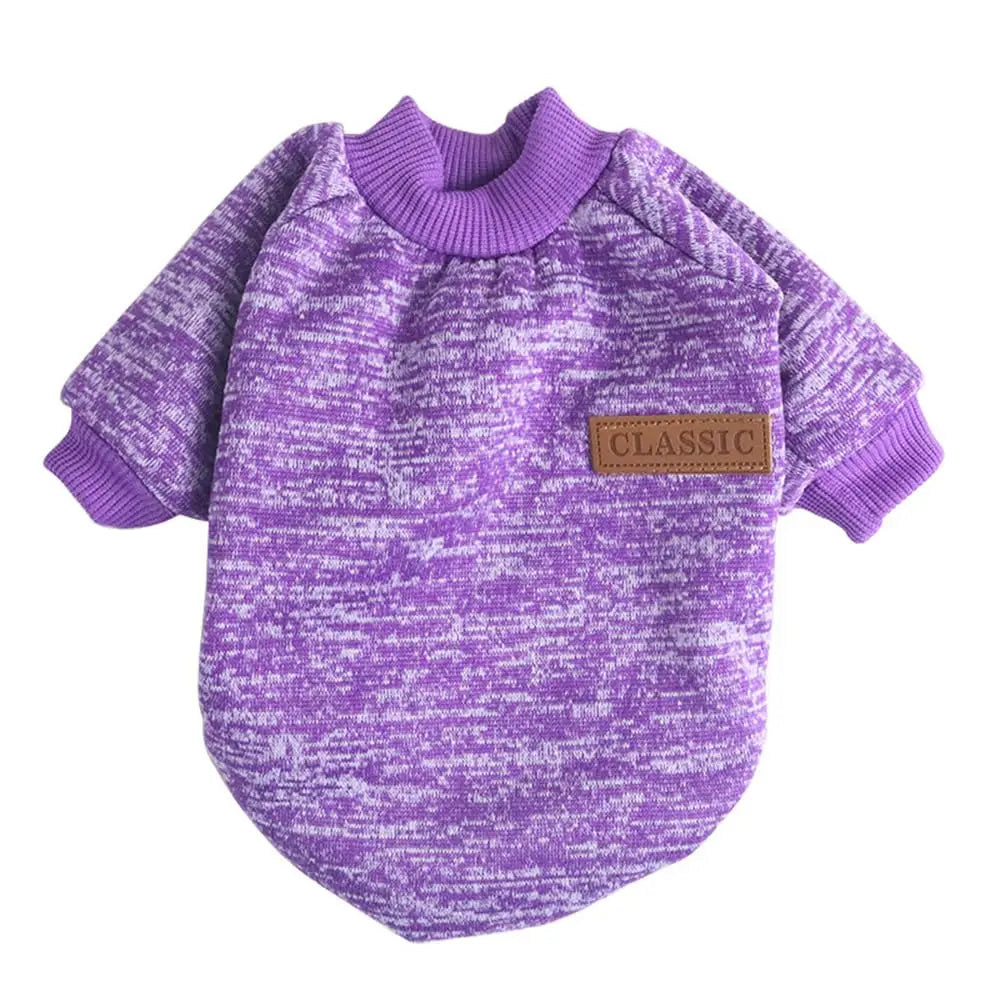 Dog Sweater Dog Clothes Warm Dog Sweater for Fall/Winter