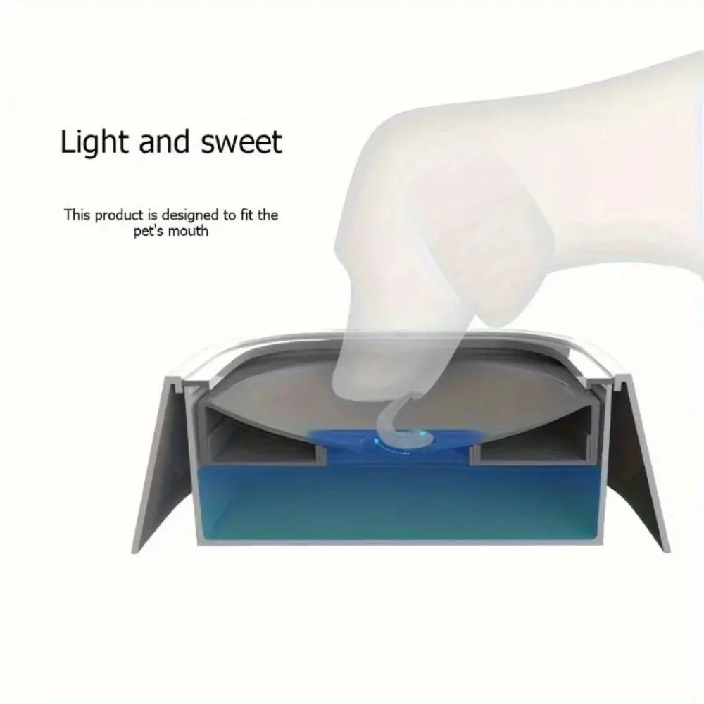 Spill-Proof Non-Slip Floating Filter Travel Dog Bowl