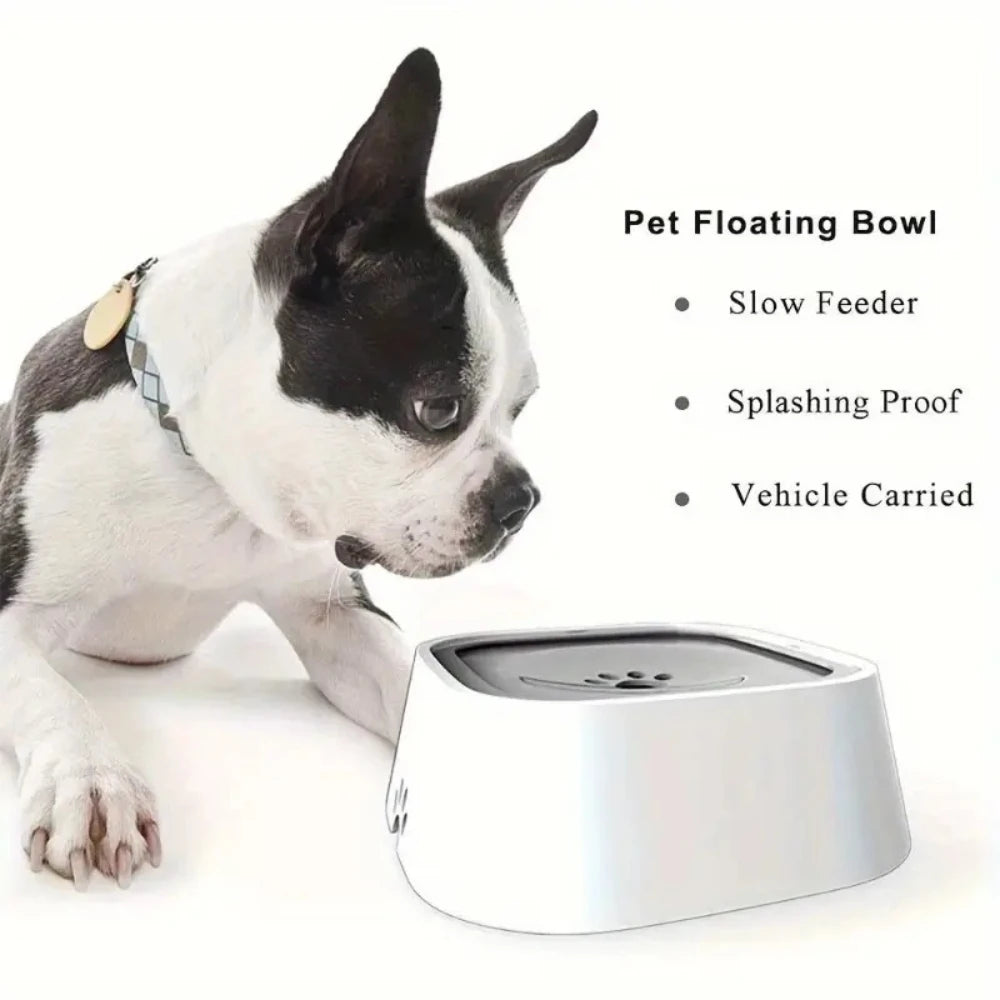 Spill-Proof Non-Slip Floating Filter Travel Dog Bowl