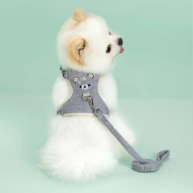 Pet Dog Harness Lead Leash Set Adjustable Puppy Kitten Vest Harness Small Medium Dog Cat Collar Chihuahua Pet Dog Accessories