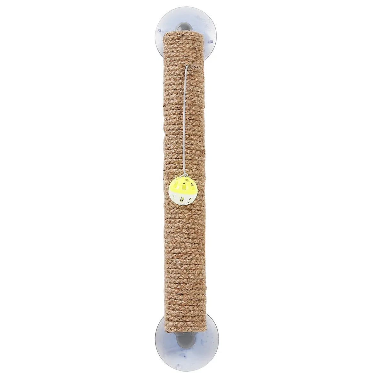 Pet Life 'Stick N' Claw' Sisal Rope and Toy Suction Cup Stick Shaped Cat Scratcher