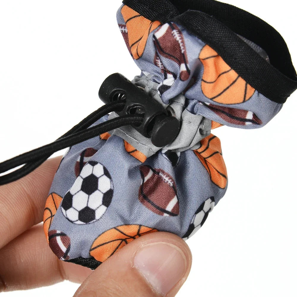 4pcs Pet Dog Shoes For Small Large Dogs Cat Anti-slip Soft Adjustable Paw Boots Socks Dachshund Puppy Outdoor Sneakers