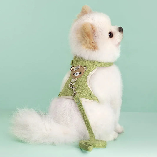 Pet Dog Harness Lead Leash Set Adjustable Puppy Kitten Vest Harness Small Medium Dog Cat Collar Chihuahua Pet Dog Accessories
